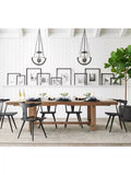 Pottery Barn Westan dining chair set of 2 black, imported from the UK