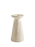 Pottery Barn artisan clay candleholder natural large, UK version