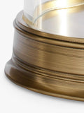 Pottery Barn hurricane candle holder brass (British brand)