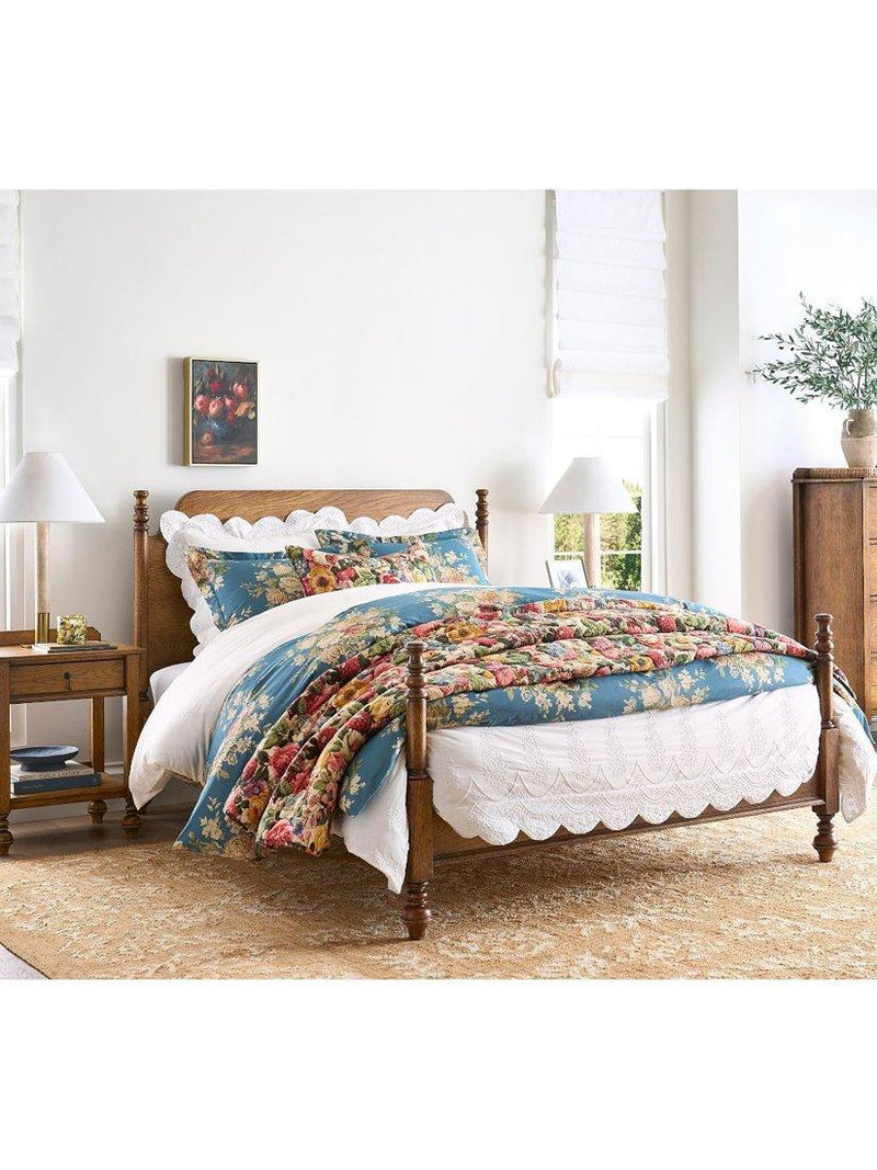 Pottery Barn Heirloom bedding king size, imported from the UK