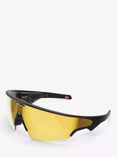 John Lewis Meta Oakley Meta Vanguard Smart Sports Sunglasses, Black, Prizm 24K Lens- Buy online at McGrocer
