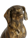 Pottery Barn Labrador bookends set of 2 brass - British product