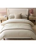 Pottery Barn Belgian flax linen diamond duvet cover King Size, UK version