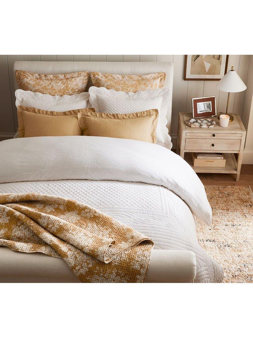 Pottery Barn Juliette Toile reversible king bedspread, UK version