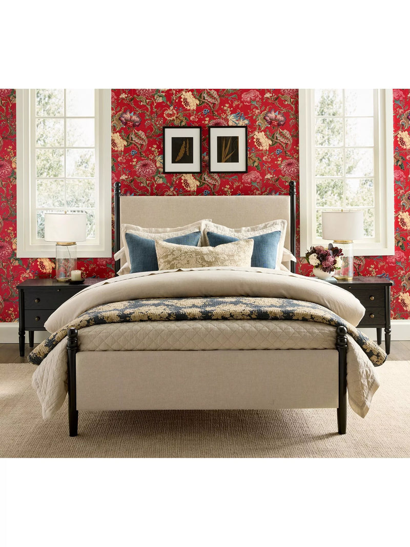 Pottery Barn Juliette Toile reversible king bedspread, UK version
