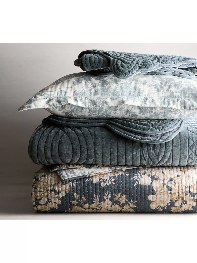 Pottery Barn Juliette Toile reversible king bedspread, UK version