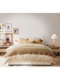 Pottery Barn velvet scallop edge reversible bedspread king size, imported from the UK