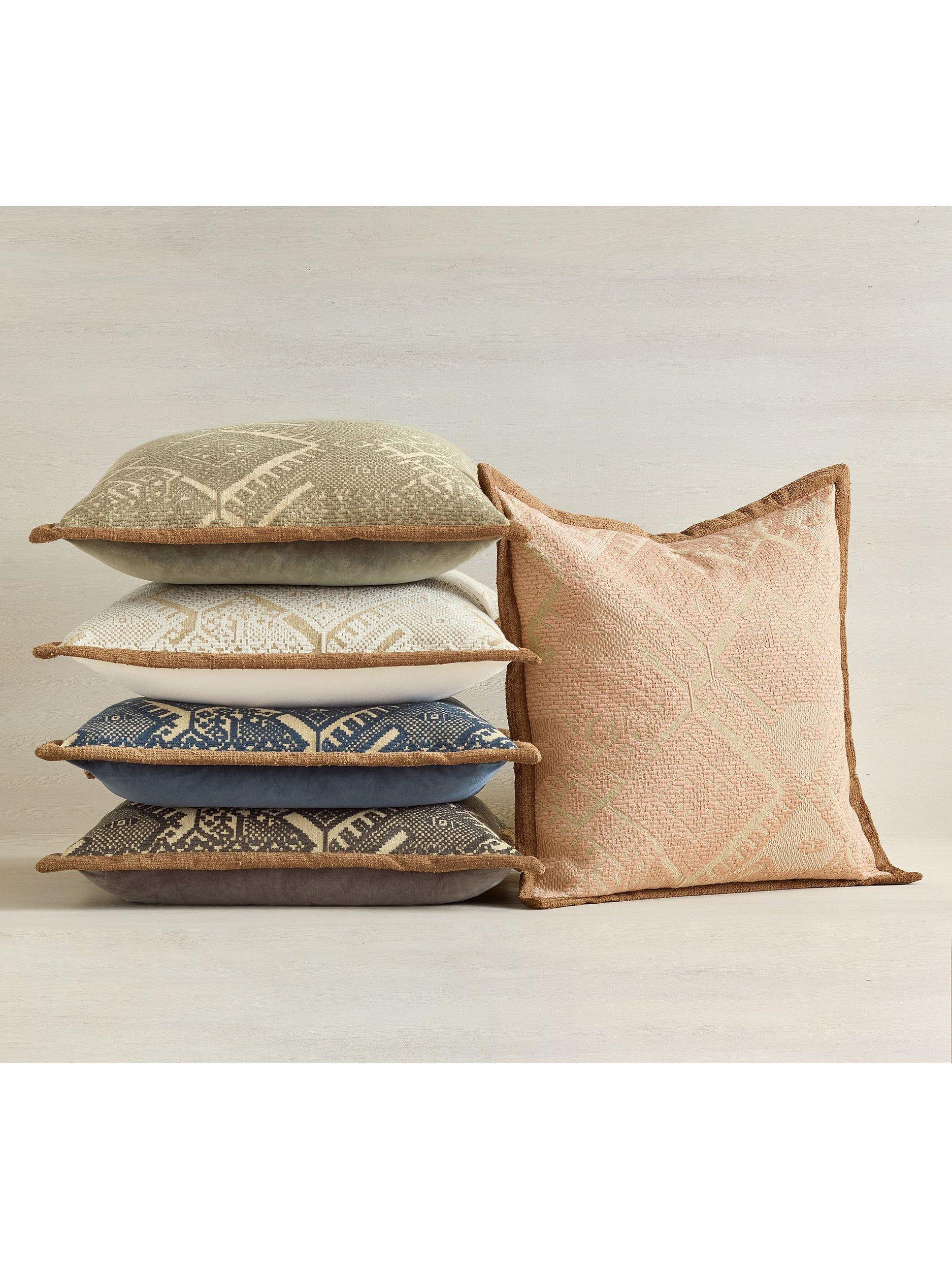 Pottery Barn Fez embroidered cushion cover green - British product