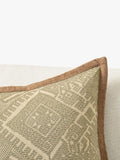 Pottery Barn Fez embroidered cushion cover green - British product