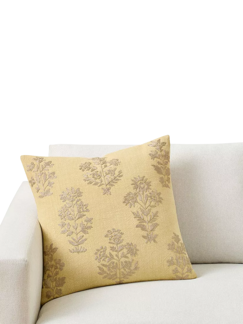 Pottery Barn Gillian embroidered cushion cover 51cm, imported from the UK