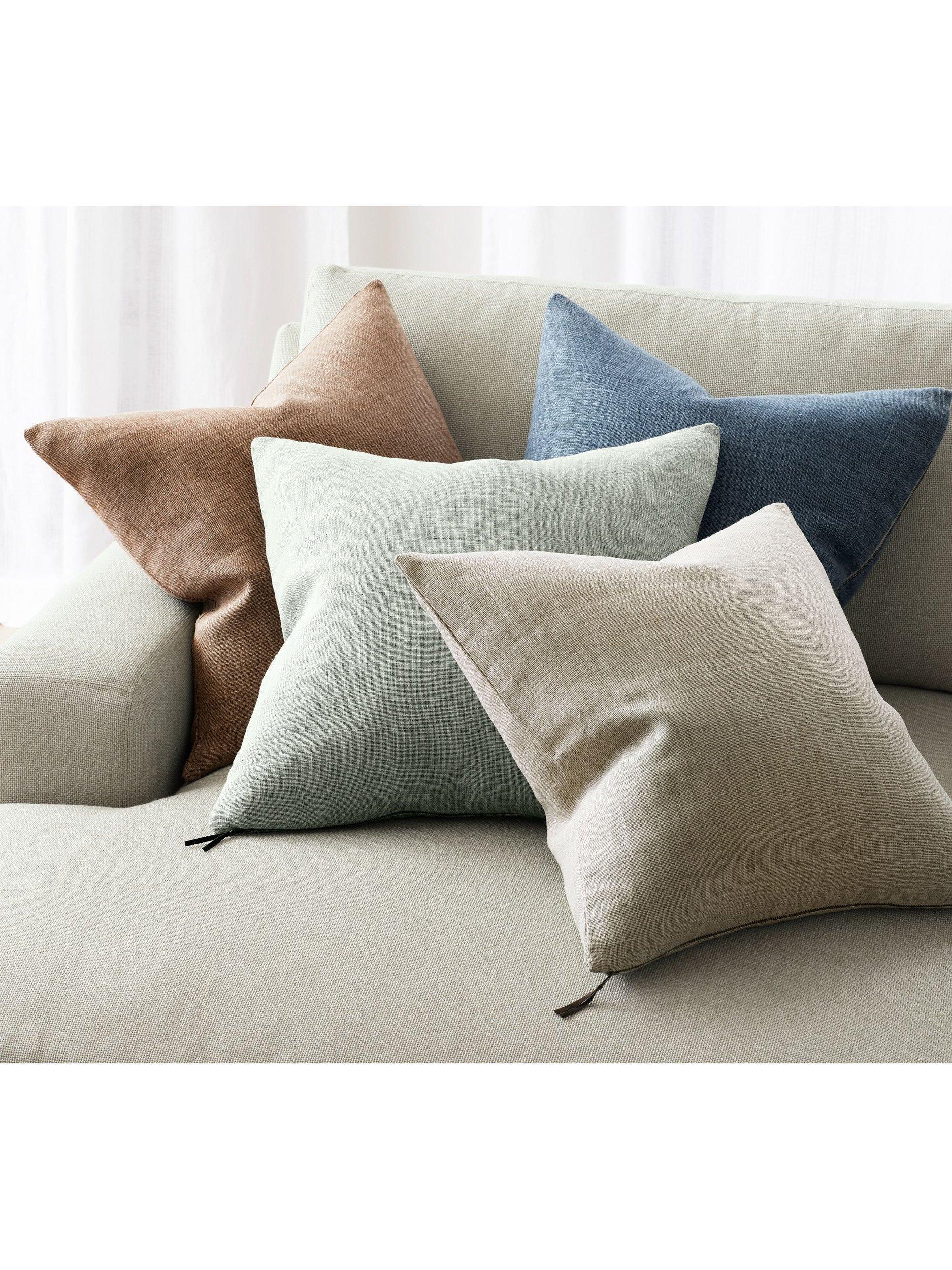 Pottery Barn Libeco linen cushion cover 61cm, imported from the UK