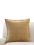 Pottery Barn pieced suede cushion cover 51x51cm - British product
