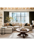 Pottery Barn pieced suede cushion cover 51x51cm - British product