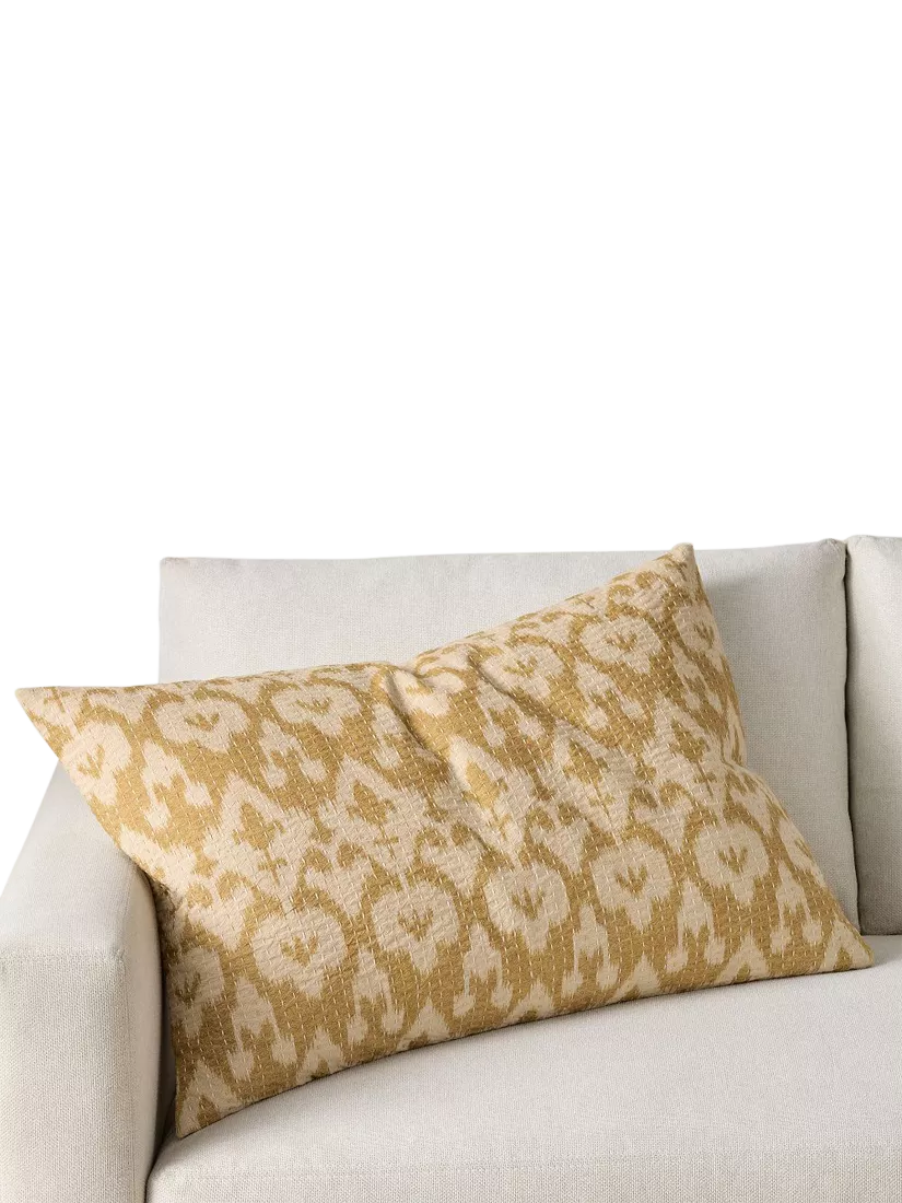 Pottery Barn gold lumbar cushion cover 51x76cm, imported from the UK