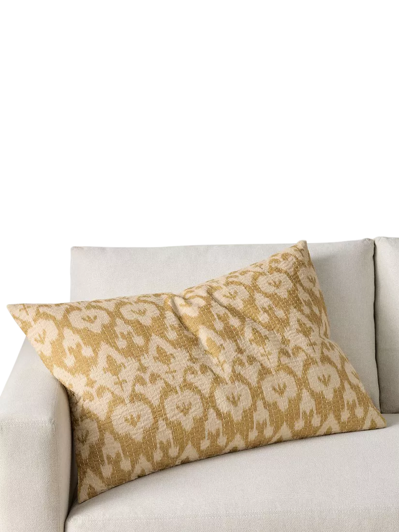 Pottery Barn gold lumbar cushion cover 51x76cm, imported from the UK