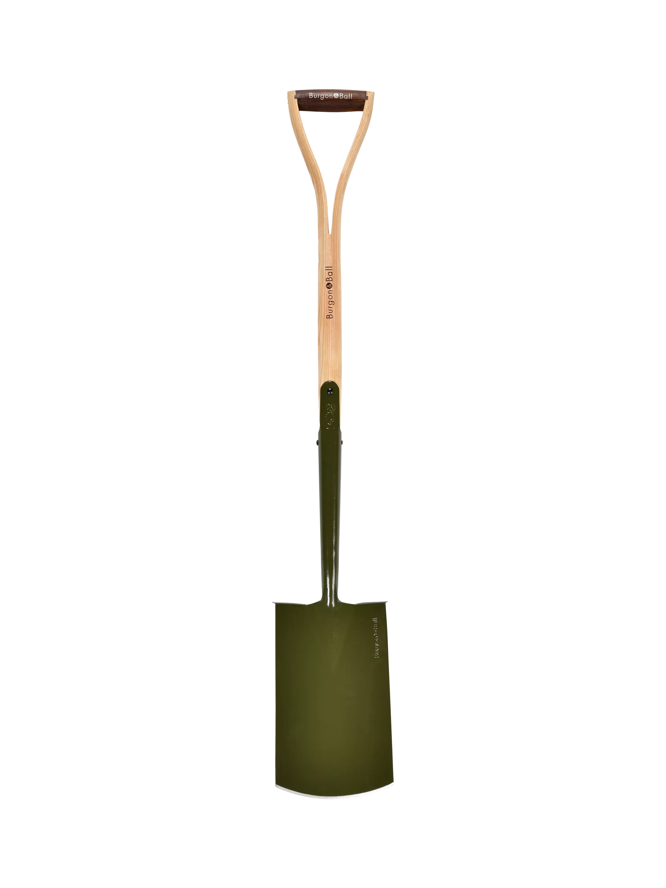 Burgon & Ball BoronGreen digging spade green, imported from the UK