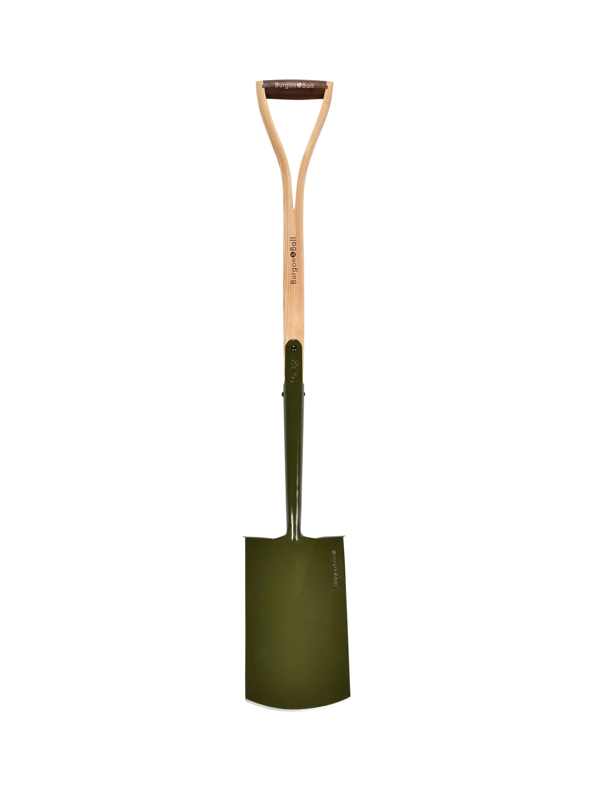 Burgon & Ball BoronGreen digging spade green, imported from the UK