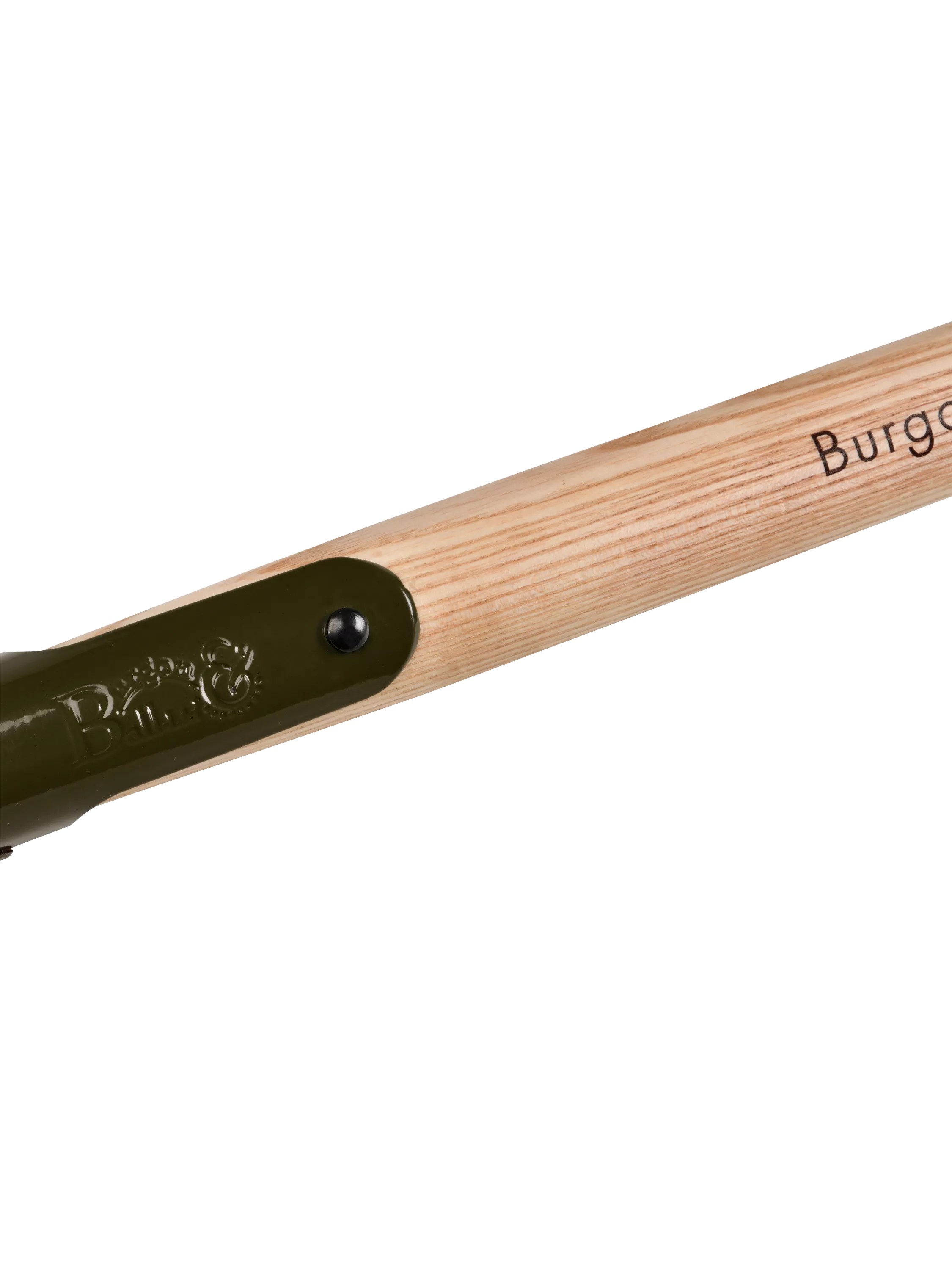 Burgon & Ball BoronGreen digging spade green, imported from the UK