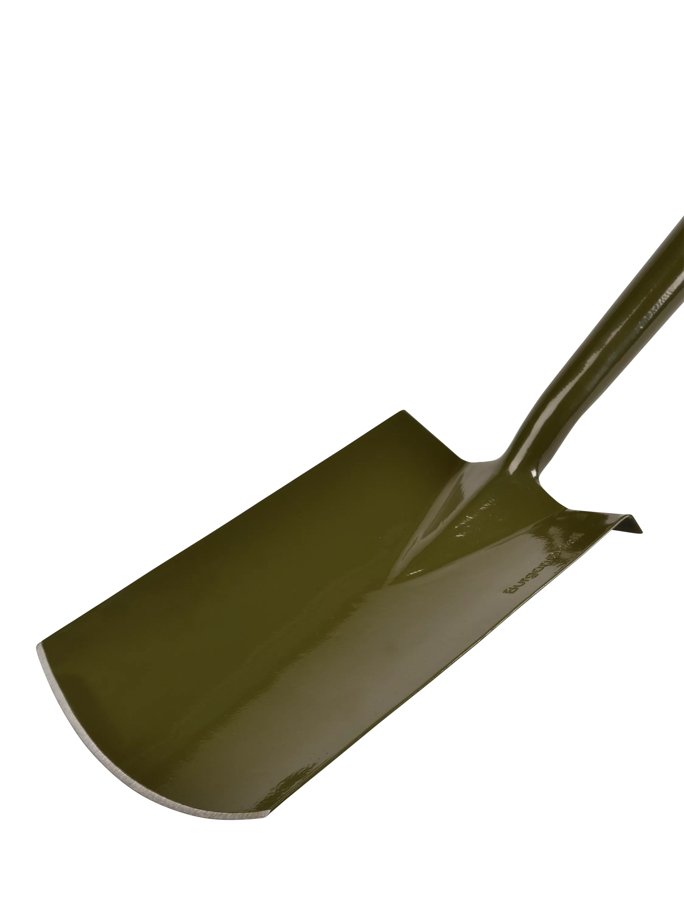 Burgon & Ball BoronGreen digging spade green, imported from the UK