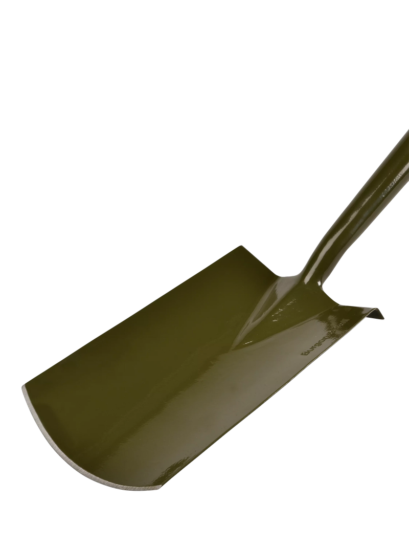 Burgon & Ball BoronGreen digging spade green, imported from the UK