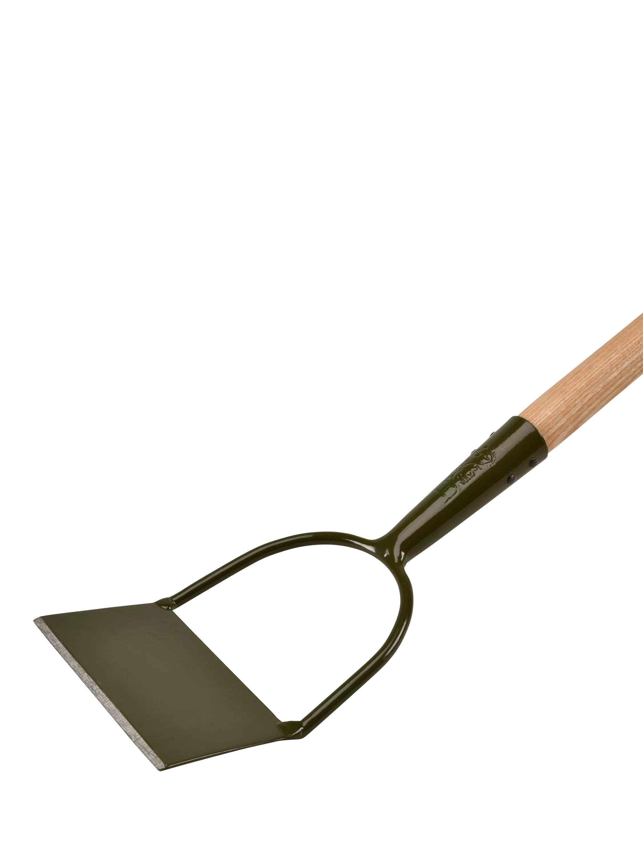 Burgon & Ball green Dutch Hoe gardening tool, imported from the UK