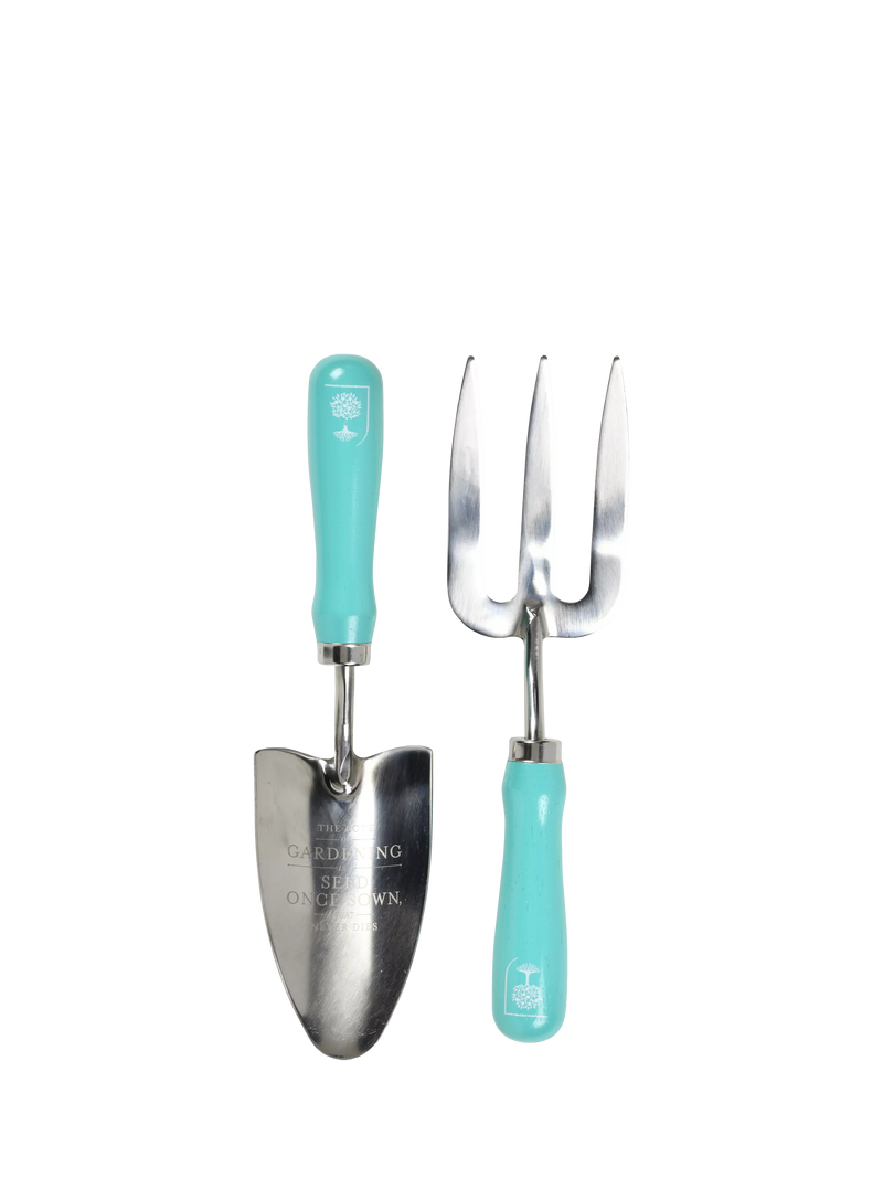 Burgon & Ball RHS trowel fork gift set, imported from the UK