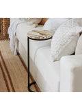Pottery Barn Marble C-Table, golden finish, UK version