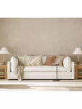 Pottery Barn Marble C-Table, golden finish, UK version