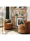 Pottery Barn round glass C-table brass, UK version