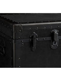 Pottery Barn Ludlow black accent table with storage - imported from the UK