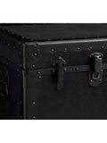 Pottery Barn Ludlow black accent table with storage - imported from the UK