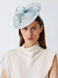John Lewis Amelie Small Disc Fascinator, Light Blue