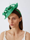 John Lewis Amelie Small Disc Fascinator, Green