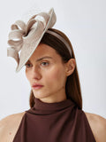 John Lewis Amelie Small Disc Fascinator, Oyster