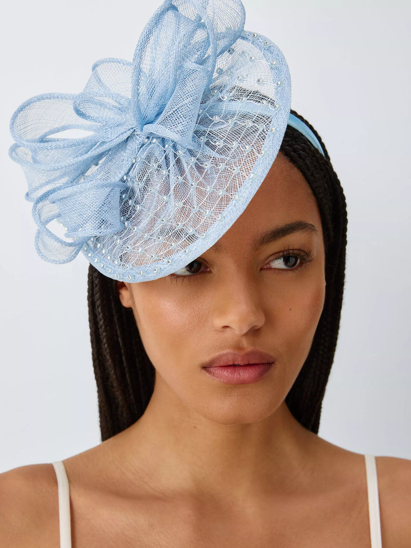 John Lewis Camelia Diamante fascinator - British product