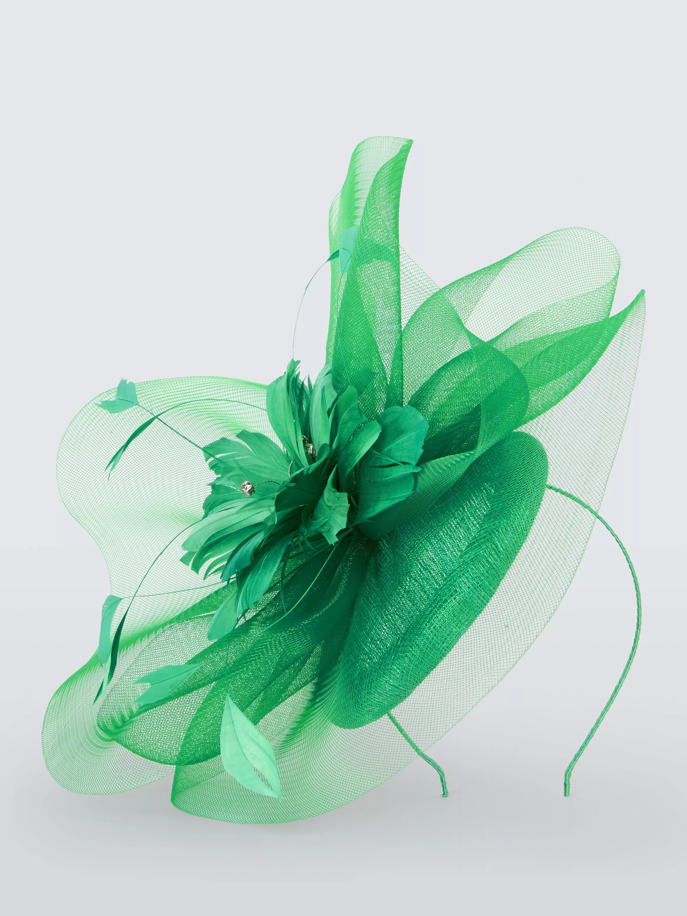 Snoxells small disc fascinator layered mesh embellishment, UK version