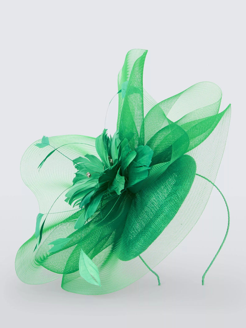 Snoxells small disc fascinator layered mesh embellishment, UK version