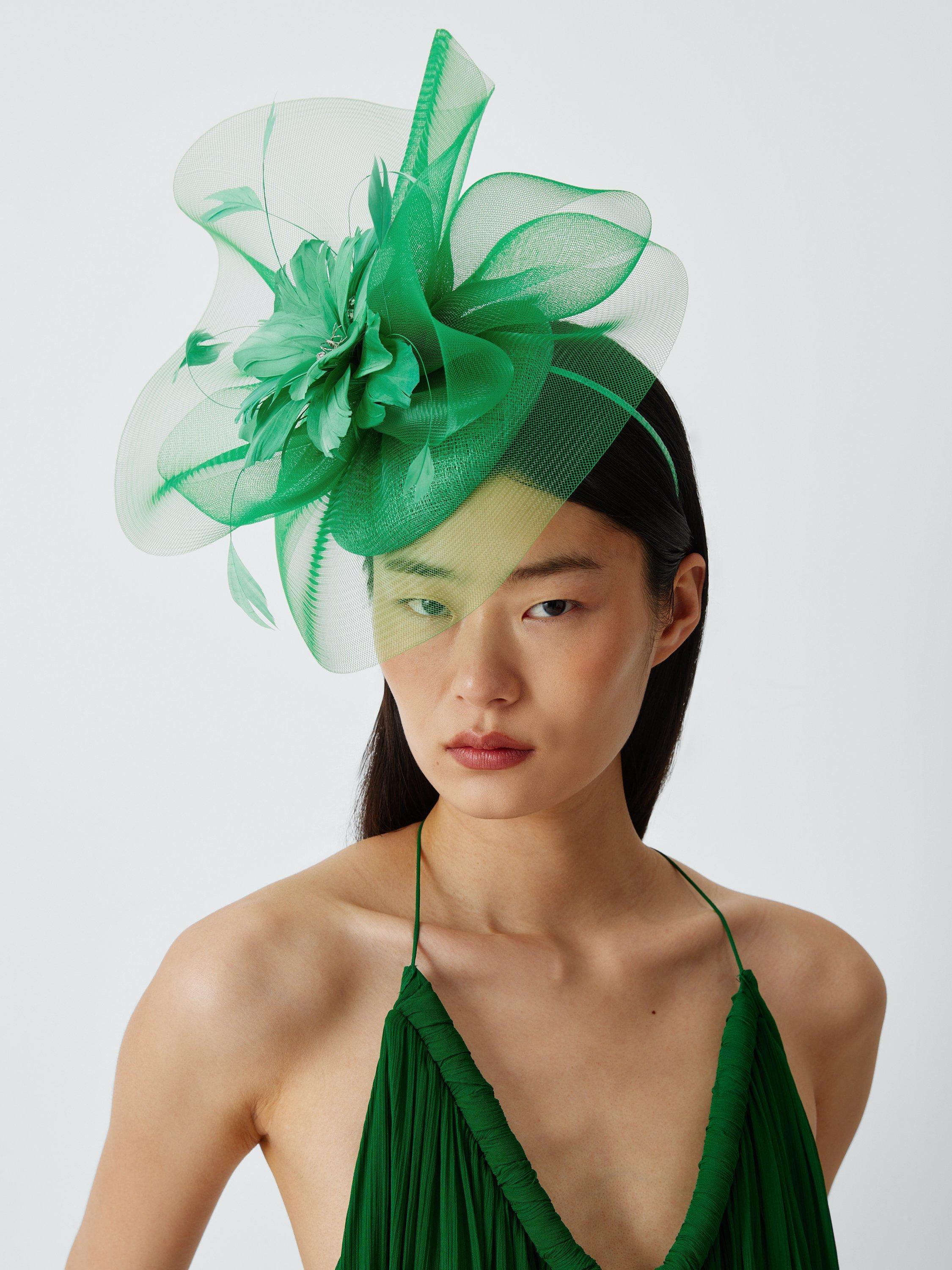 Snoxells small disc fascinator layered mesh embellishment, UK version