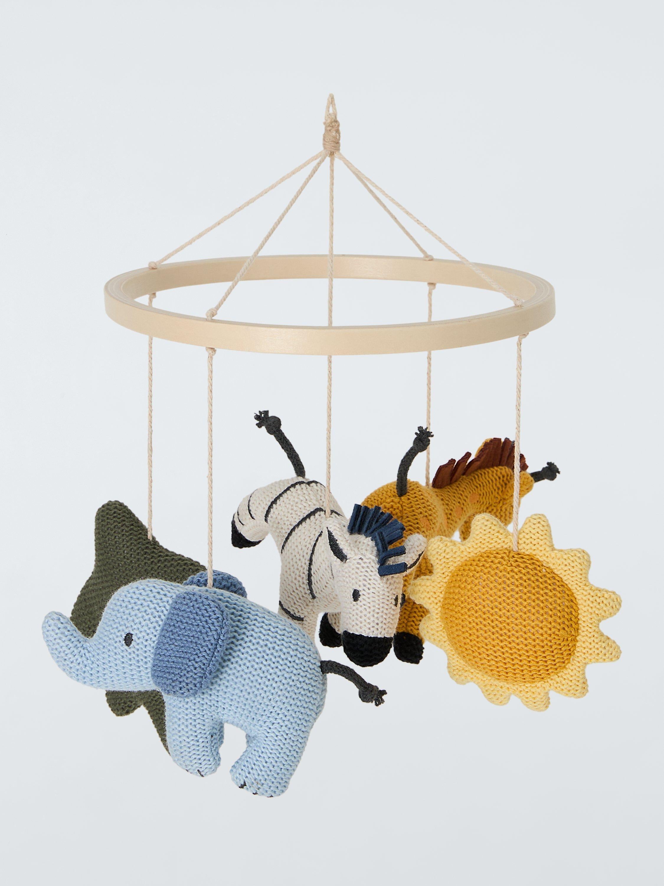 John Lewis baby mobile safari animals, imported from the UK