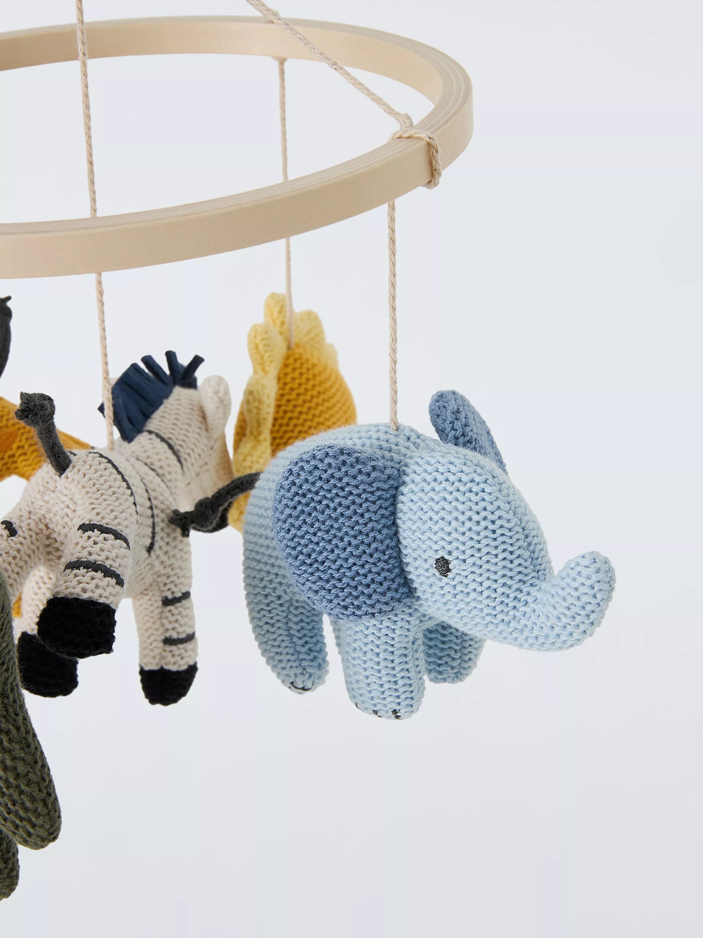 John Lewis baby mobile safari animals, imported from the UK