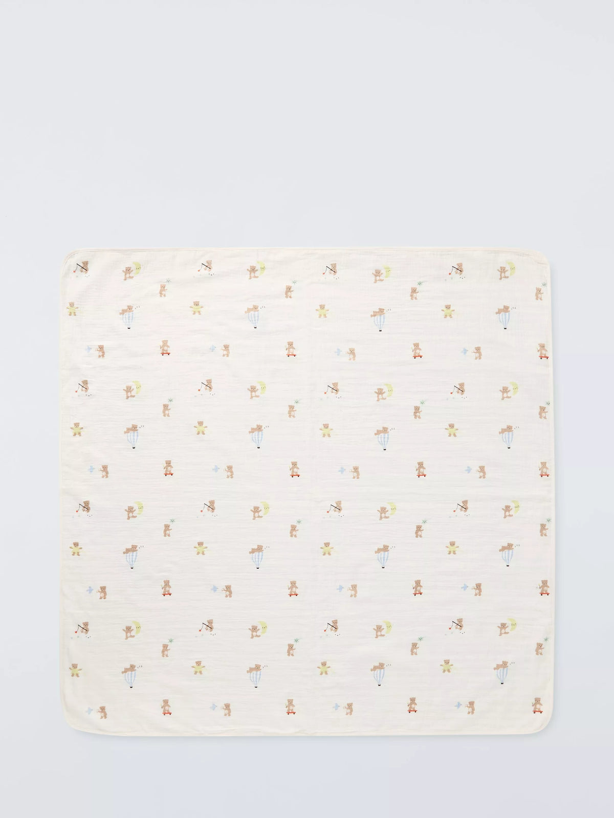John Lewis Daydream Bear muslin blanket 120x120cm, UK version