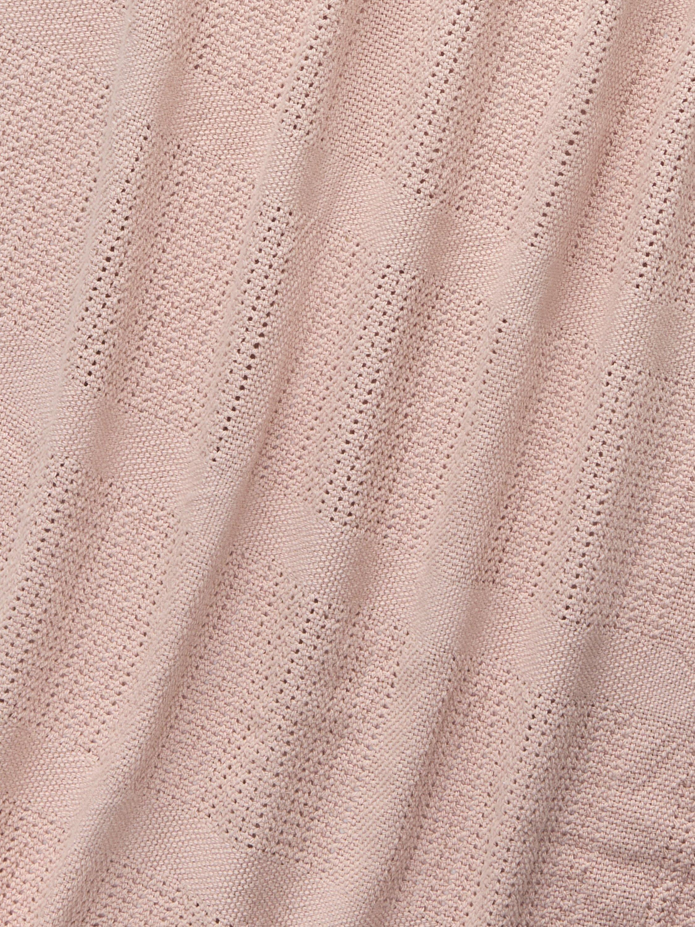 John Lewis cellular blanket pink 70x90cm, UK version