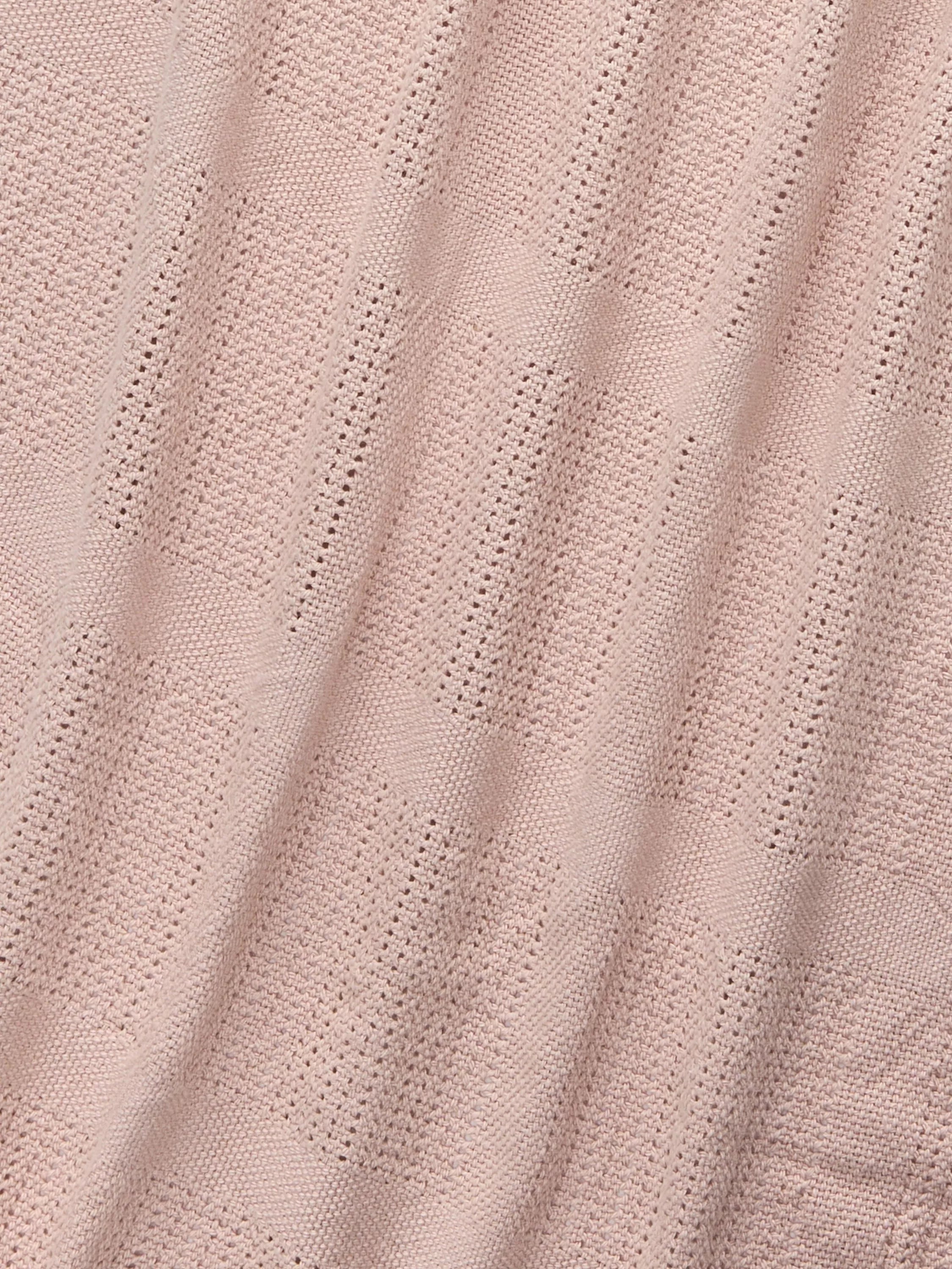 John Lewis cellular blanket pink 70x90cm, UK version