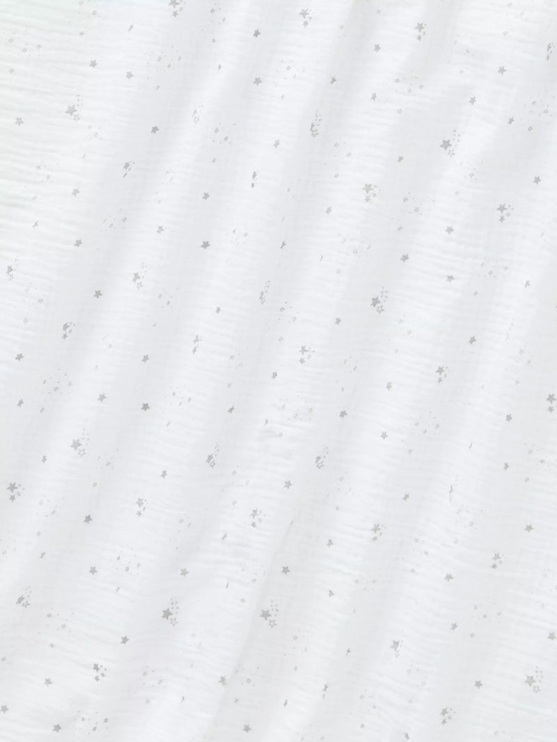 John Lewis cotton muslin blanket with star print 80x100cm, imported from the UK