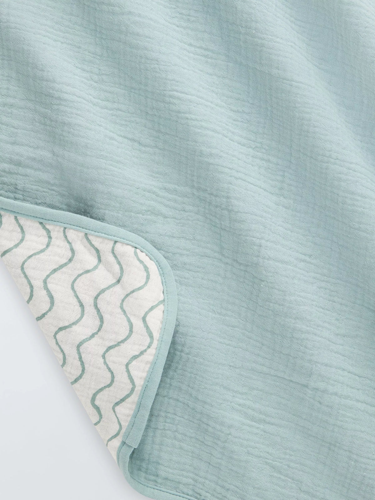 John Lewis Waves muslin blanket 80x100cm, imported from the UK