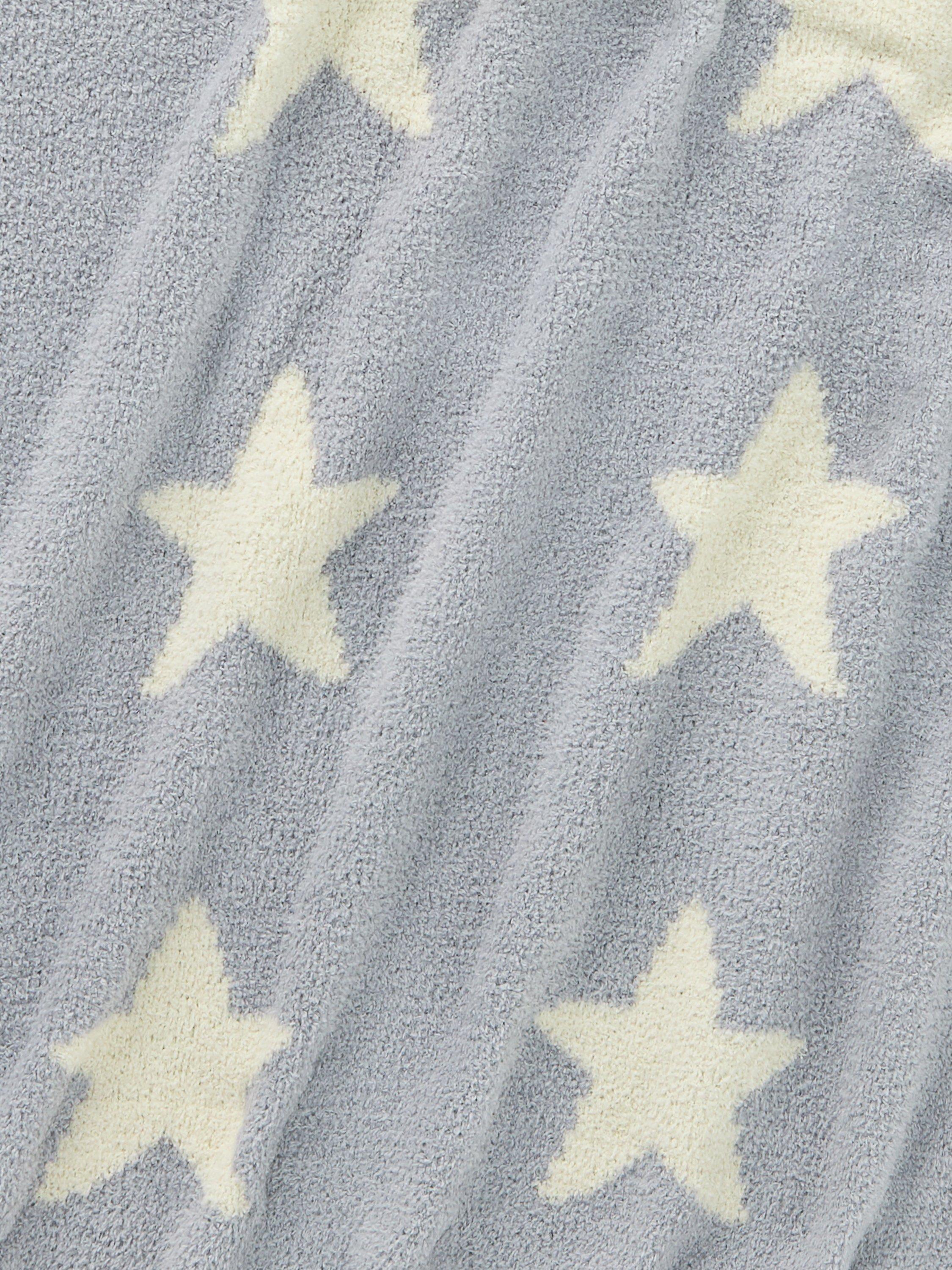 John Lewis star knitted blanket 75x100cm, UK version
