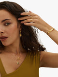 Ottoman Hands gold star pendant necklace 18 inch chain - British product