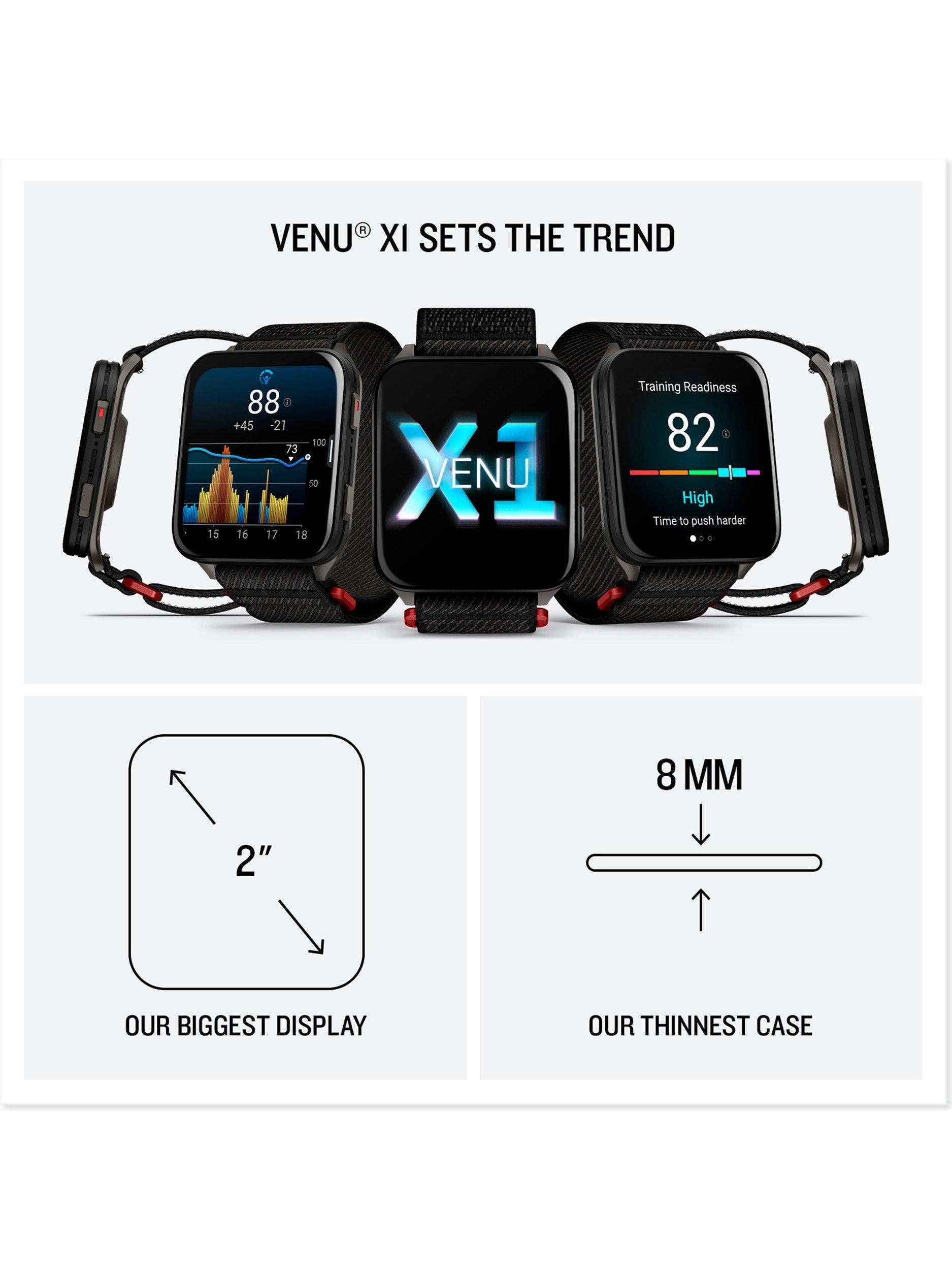 Garmin Venu X1 GPS smartwatch 2-inch AMOLED (British brand)