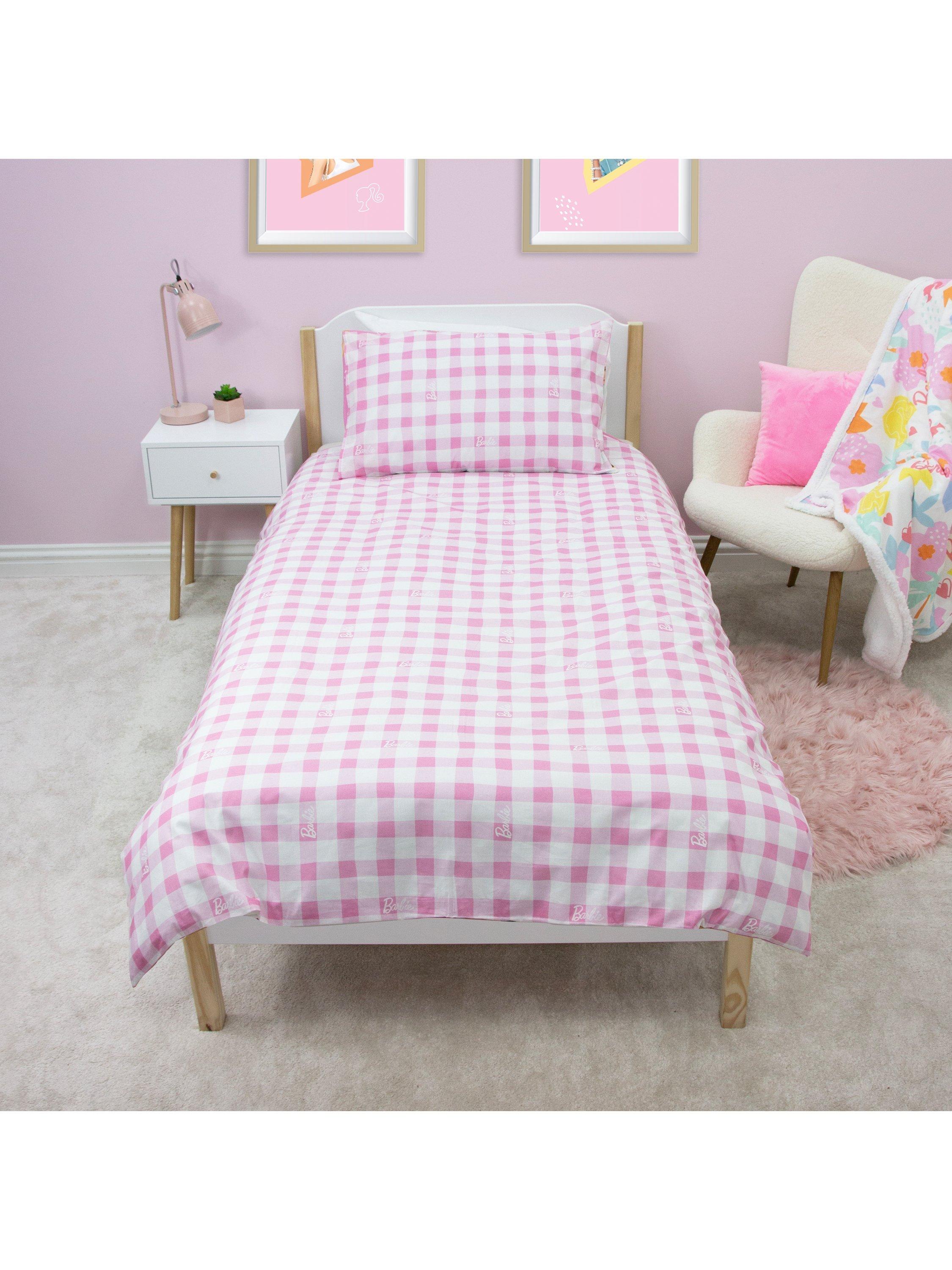 Barbie reversible duvet cover set single, imported from the UK