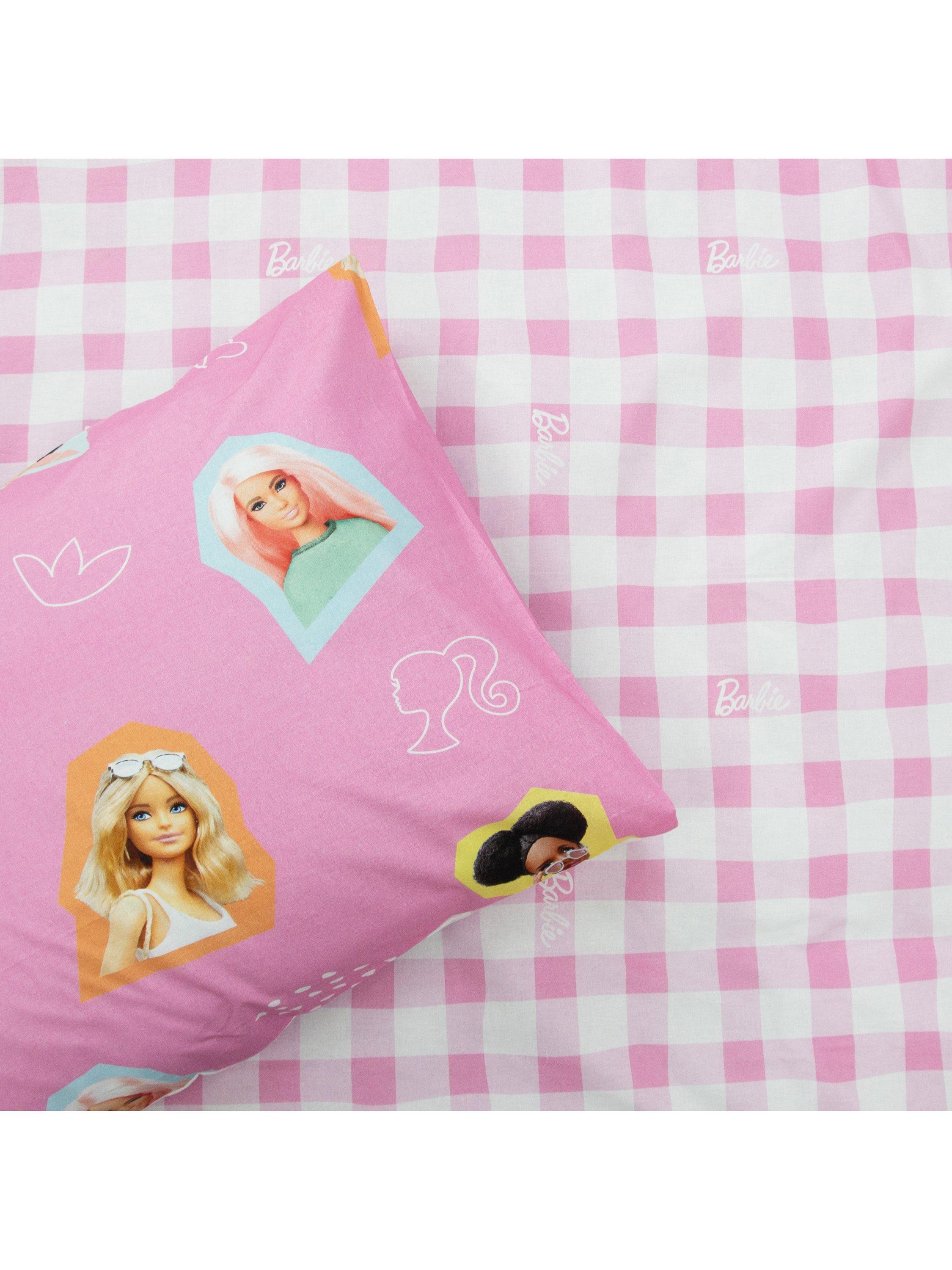 Barbie reversible duvet cover set single, imported from the UK